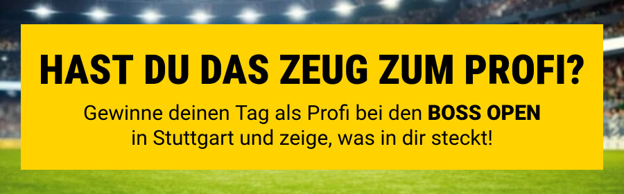Gewinne deinen Tag als Profi bei den Boss Open in Stuttgart!