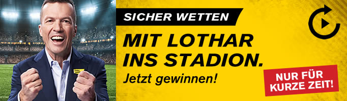 Mit Lothar ins Stadion + 11€ Wettguthaben